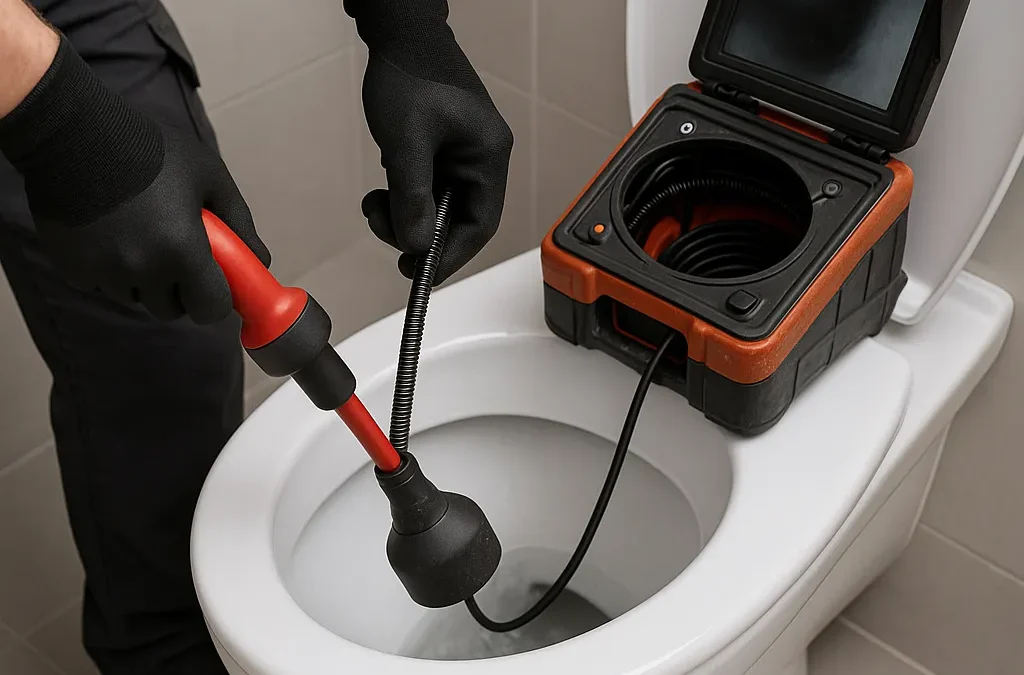 WC ontstopper met camera-inspectie: Zeker weten waar het misgaat