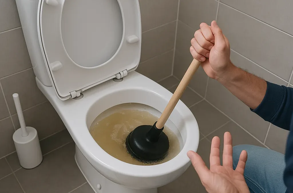 WC verstopt en niets helpt? Dit is wanneer u direct moet bellen